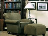 Green Accent Chair with Ottoman Portfolio Capri Moss Green Microfiber Arm Chair and