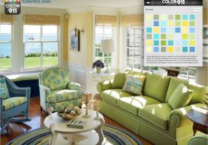 Green and Blue Living Room Using the Sweet Colors Of the Green Grass Blue Waters and Open Sky