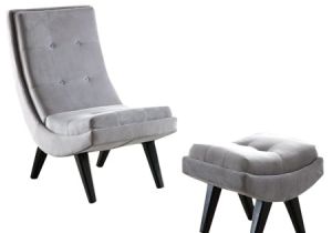 Grey Accent Chair with Ottoman Furniture Of America Vernita Accent Chair with Ottoman In