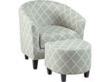 Grey Accent Chair with Ottoman Larina Accent Chair & Ottoman Accent Chairs Gray