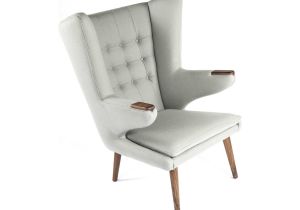 Grey Accent Chair with Ottoman Stilnovo Olsen Light Gray Accent Chair with Ottoman