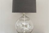 Grey and Yellow Floor Lamp Glass Ball Table Lamp and Grey Shade by Primrose Plum