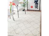Grey Black and Beige Rugs Inspired by Moroccan Berber Carpets This Trellis Shag Rug Adds