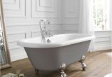 Grey Freestanding Bathtub April Skipton Double Ended Freestanding Bath In Dove Grey