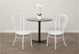 Grey Metal Dining Chairs Ospdesigns Odessa solid White Metal Dining Chair Set Of 2 Od2918a2