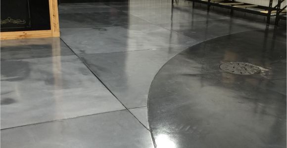 Grey Metallic Epoxy Floor Metallic Epoxy Floor Coatings with Epoxy Grout Lines by Sierra