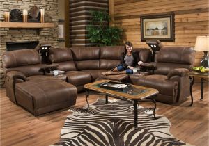 Guildcraft Furniture Empire Reclining Sectional sofa with Massage by Franklin Interior