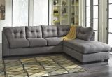 Guildcraft Furniture Maier Charcoal 2 Piece Sectional W Sleeper sofa Right Chaise by