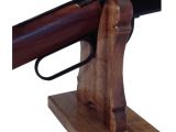 Gun Display Rack Oak Gun Rack Stand Presentation Table top Display Rifle Shotgun