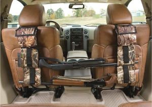 Gun Rack for Truck Back Window Portable Multi Function Camouflage Hunting Bag for Car Rear Seat
