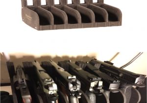 Gun Rack for Truck Window 6 Gun Safe Pistol Rack Holder Storage organizer Handgun Display