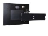 Gun Safe Lighting 0 5 Cu Ft Wall Safe with Tv Mounting Bracket Black Tv Mounting