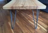 Hairpin Leg Coffee Table Real Wood Coffee Table Best solid ash Slab Hairpin Leg Coffee Table