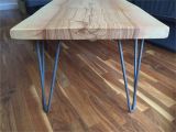 Hairpin Leg Coffee Table Real Wood Coffee Table Best solid ash Slab Hairpin Leg Coffee Table