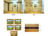Half Light Door Door Disguise Kit Landscape 1 with Chair Rail Choice Long Term