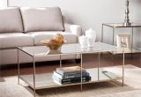 Half Moon Tables Living Room Furniture Shop Silver orchid Olivia Goldtone Glass top Coffee Table Sale