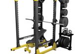 Half Squat Rack with Pull Up Bar Hammer Strength Hd Elite Power Rack for Strength Training Life Fitness