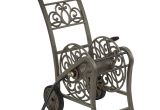 Hampton Bay Decorative Hose Stand with Spigot Hampton Bay 2 Wheel Hose Reel Cart Mdhc150hb the Home Depot