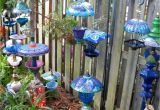 Hand Blown Glass Garden Art Donna S Art at Mourning Dove Cottage Whimsical Garden Lamps and