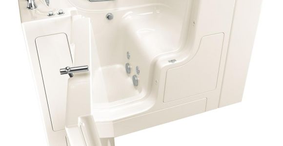Handicap Shower Chair Home Depot American Standard Gelcoat Value Series 52 In Left Hand Walk In