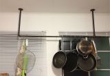 Hanging Pot Rack Home Depot Canada Diy Pot and Pan Rack so Cheap and Easy to Make Black Iron Pipe