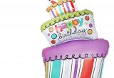 Happy 65th Birthday Decorations Happy Birthday Foil Balloon 1 Pics and 25 Pics Multicolored Balloon