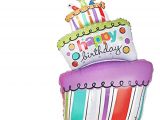 Happy 65th Birthday Decorations Happy Birthday Foil Balloon 1 Pics and 25 Pics Multicolored Balloon