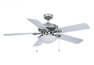 Harbor Breeze Light Bulbs Designers Choice Collection 52 In Polished Nickel Ceiling Fan