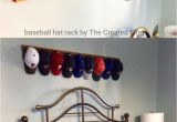 Hat Display Rack Baseball Hat Rack Using Game Balls by the Created Sign Featured On