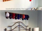 Hat Display Rack Baseball Hat Rack Using Game Balls by the Created Sign Featured On