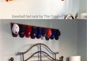 Hat Display Rack Baseball Hat Rack Using Game Balls by the Created Sign Featured On