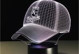 Hat with Light Built In Novelty 3d Led Night Lights with Cool Hat Shpe Lamp Decoration House