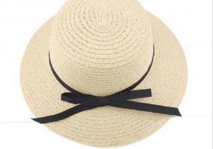Hat with Lights In Brim Fashion Summer Hat for Women Wide Brim Beach Sun Headdress Straw