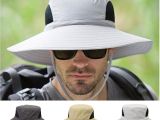 Hat with Lights In Brim Unisex Summer Bucket Hat Wide Brim Fishing Hats Caps Breathable Sun