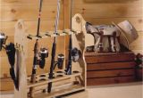 Hawaiian Gun Rack Vertical Deluxe Wooden Rolling Fishing Rod Rack Michael Misc Pinterest