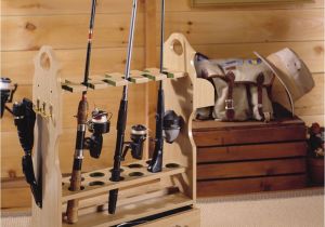 Hawaiian Gun Rack Vertical Deluxe Wooden Rolling Fishing Rod Rack Michael Misc Pinterest