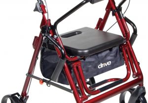 Healthline Combo Transport Rollator Chair Duet Transport Wheelchair Rollator Walker 4 Wheel Rollators