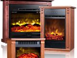 Heat Surge Fireless Flame Fireplace and Genuine Amish Mantle Electric Fireplaces Electric Fireplace Heaters Heat Surge