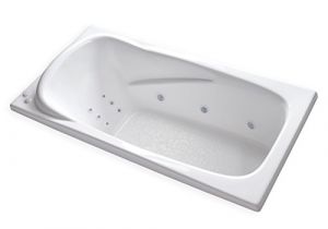 Heated Bathtubs with Jets Carver Tubs at7136 Hygienic Aqua Massage 12 Jet