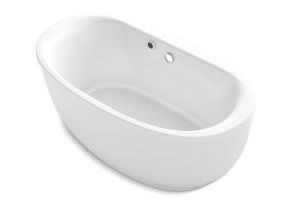 Heated Freestanding Bathtub Kohler Canada K 6369 W1 Sunstruck 66" X 36" Oval