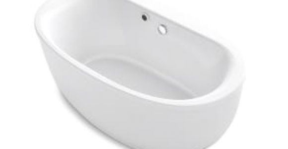 Heated Freestanding Bathtub Kohler Canada K 6369 W1 Sunstruck 66" X 36" Oval