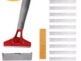 Heavy Duty Floor Scraper Stainless Steel Handheld Paint Tiles Flooring Scraper Remover with