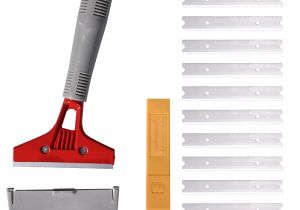 Heavy Duty Floor Scraper Stainless Steel Handheld Paint Tiles Flooring Scraper Remover with