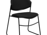 Hercules Stacking Banquet Chairs Hercules Series 550 Lb Capacity Padded Stack Chair with Black Frame