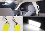 Hid Lights for Cars Auto 2pcs 12 V Xenon Hid White 36 Cob Led Dome Map Light Bulb Car