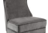 High Back Leather Accent Chair Accent High Back Wing Chair Gray Armchairs and Accent
