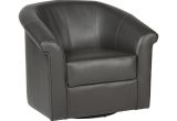 High Back Swivel Accent Chair Benning Charcoal Swivel Chair Chairs Black