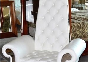 High Back White Accent Chair Evolution High Back White Leather Tufted Chair Eclectic