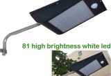 High Lumen solar Lights 2018 High Quality Power Outdoor Ip65 1000 Lumen 81 Led Waterproof