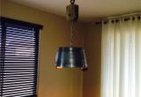 Hobby Lobby Floor Lamps Handmade Using Bucket From Hobby Lobby and Pulley From Local Antique